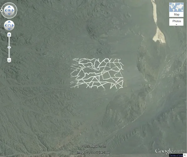 Σχέδια χαραγμένα στην έρημο Γκόμπι της Κίνας